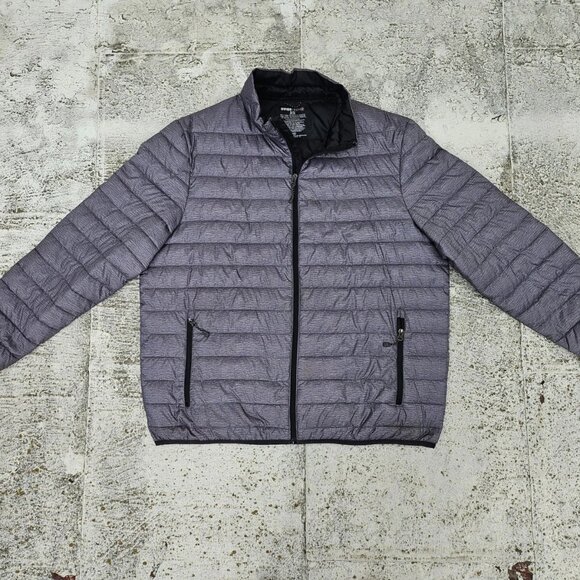 Swiss Tech Men Jacket Puffer Polyester Long Sleeve Gray Size XL 46-48 - Picture 6 of 9